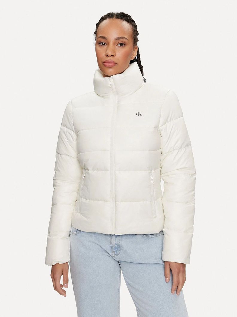 Parka Padded Fitted Blanco Calvin Klein-0