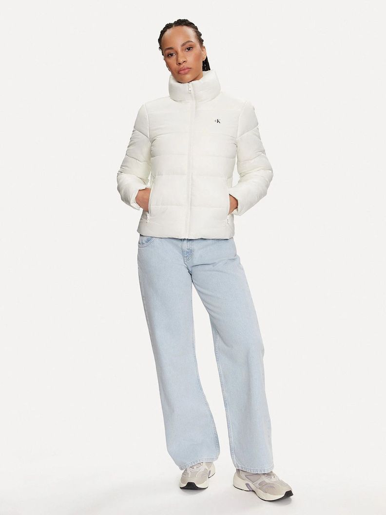 Parka Padded Fitted Blanco Calvin Klein-1