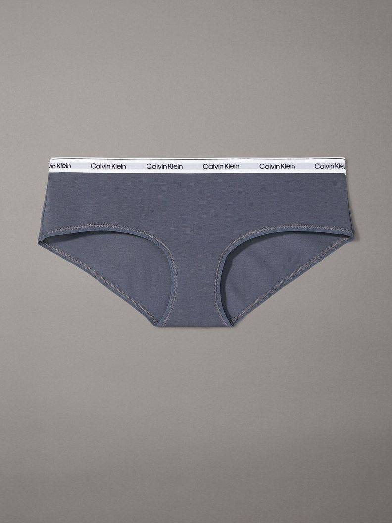 Calzón Hipster Modern Logo Azul Calvin Klein-5