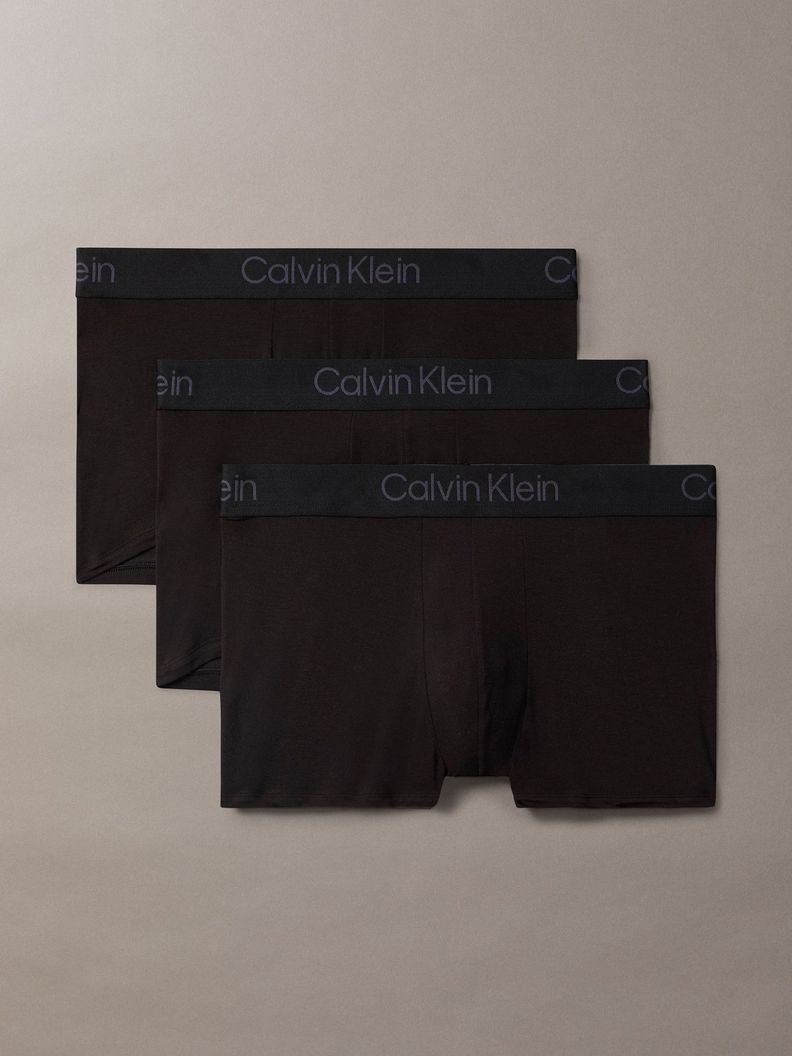 Pack 3 Boxers Trunk Ultra Soft Modal Negro Calvin Klein