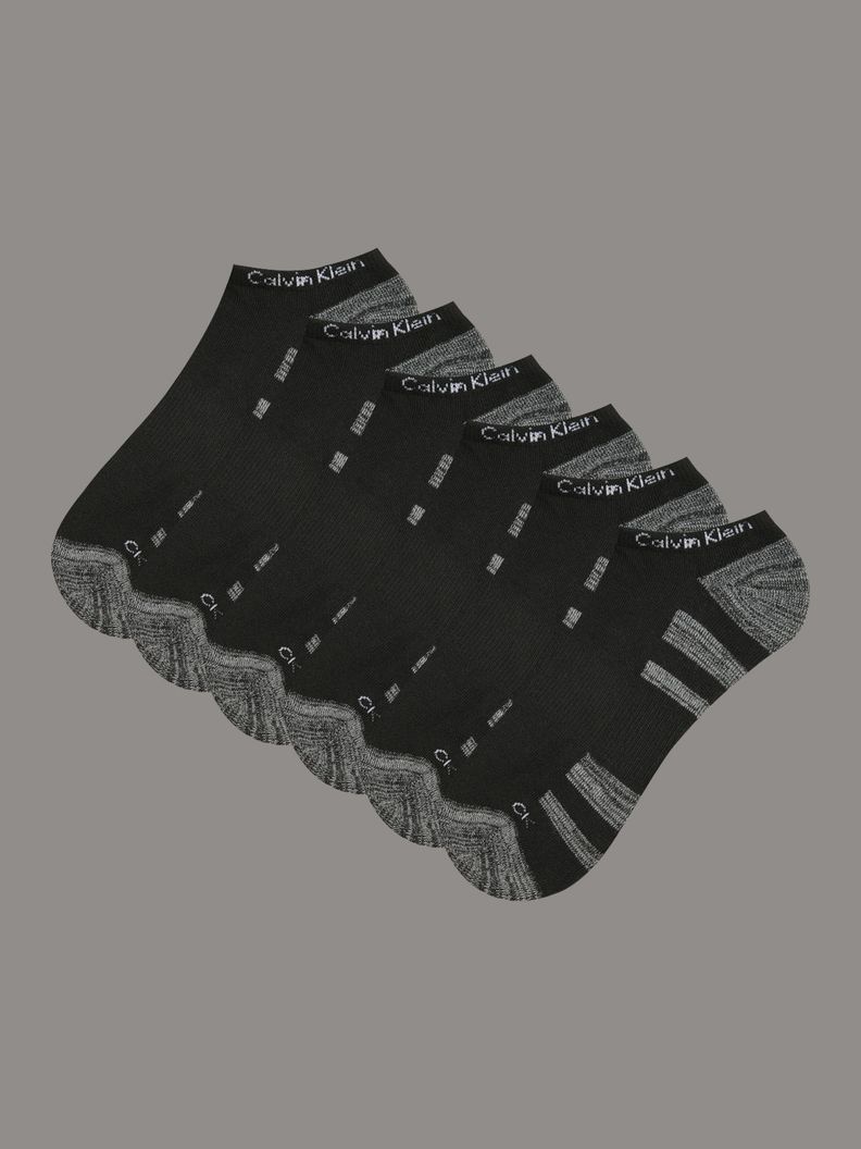 Pack 6 Calcetines Dual Feed Cushion Negro Calvin Klein-0