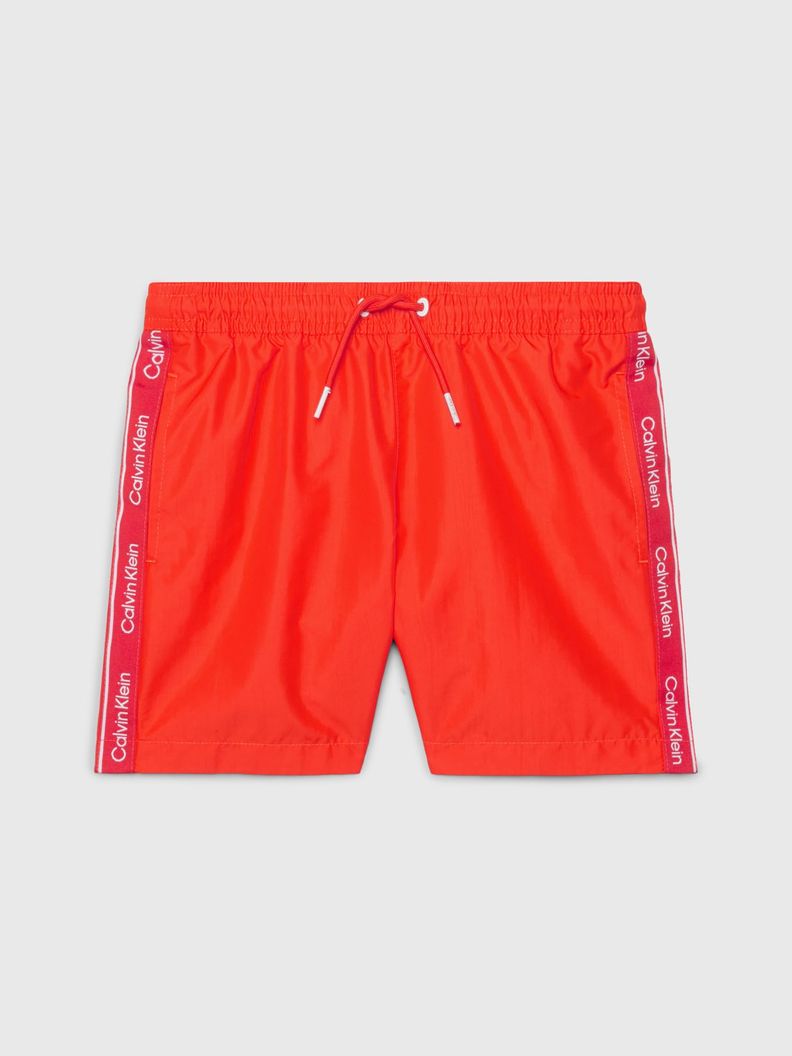 Traje de Baño Niño Logo Tape Rojo Calvin Klein-0