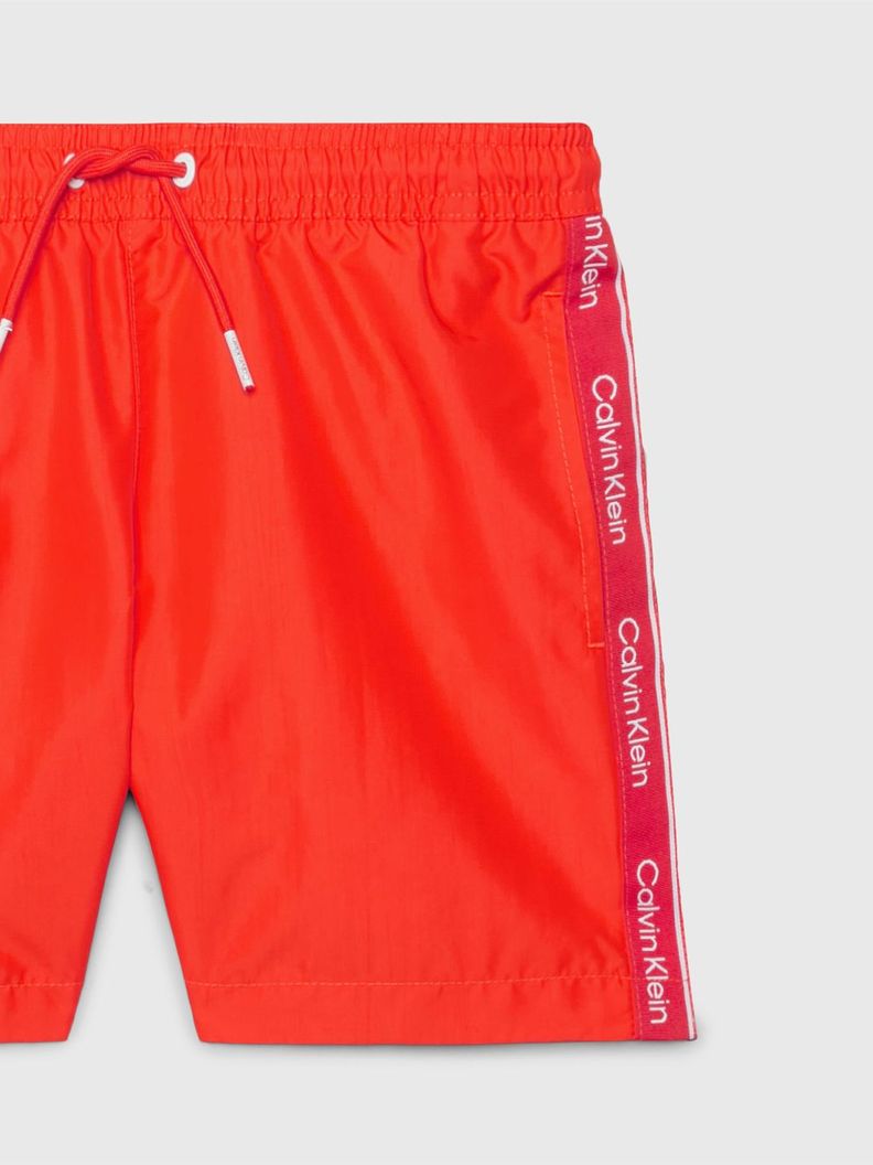 Traje de Baño Niño Logo Tape Rojo Calvin Klein-2