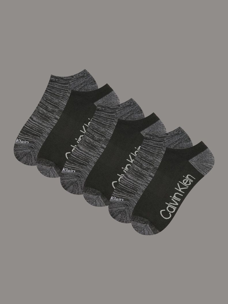 Pack 6 Calcetines CK Sport Cushion Negro Calvin Klein-0