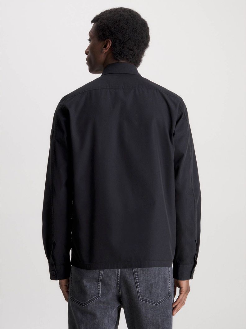 Sobrecamisa de sarga Negro Calvin Klein-2