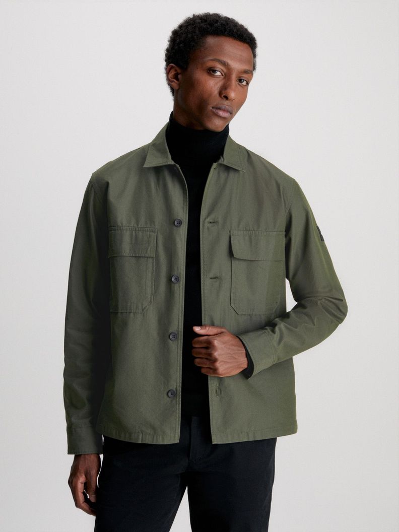 Sobrecamisa Cotton Nylon Verde Calvin Klein-0