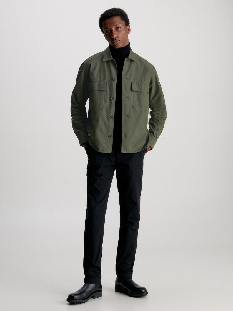 Sobrecamisa Cotton Nylon Verde Calvin Klein-1