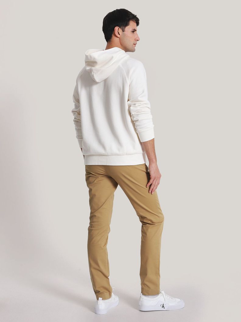 Polerón con Gorro Soft Cotton Modal Blanco Calvin Klein-2