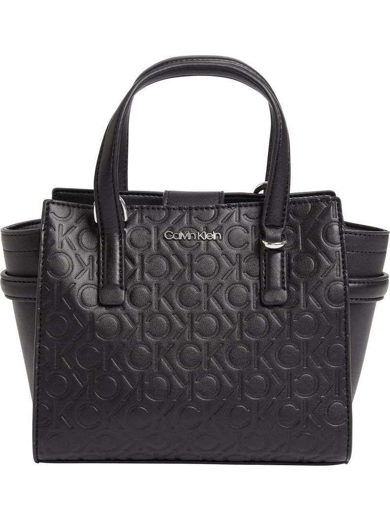 Bolso tote mini reciclado Negro Calvin Klein-0