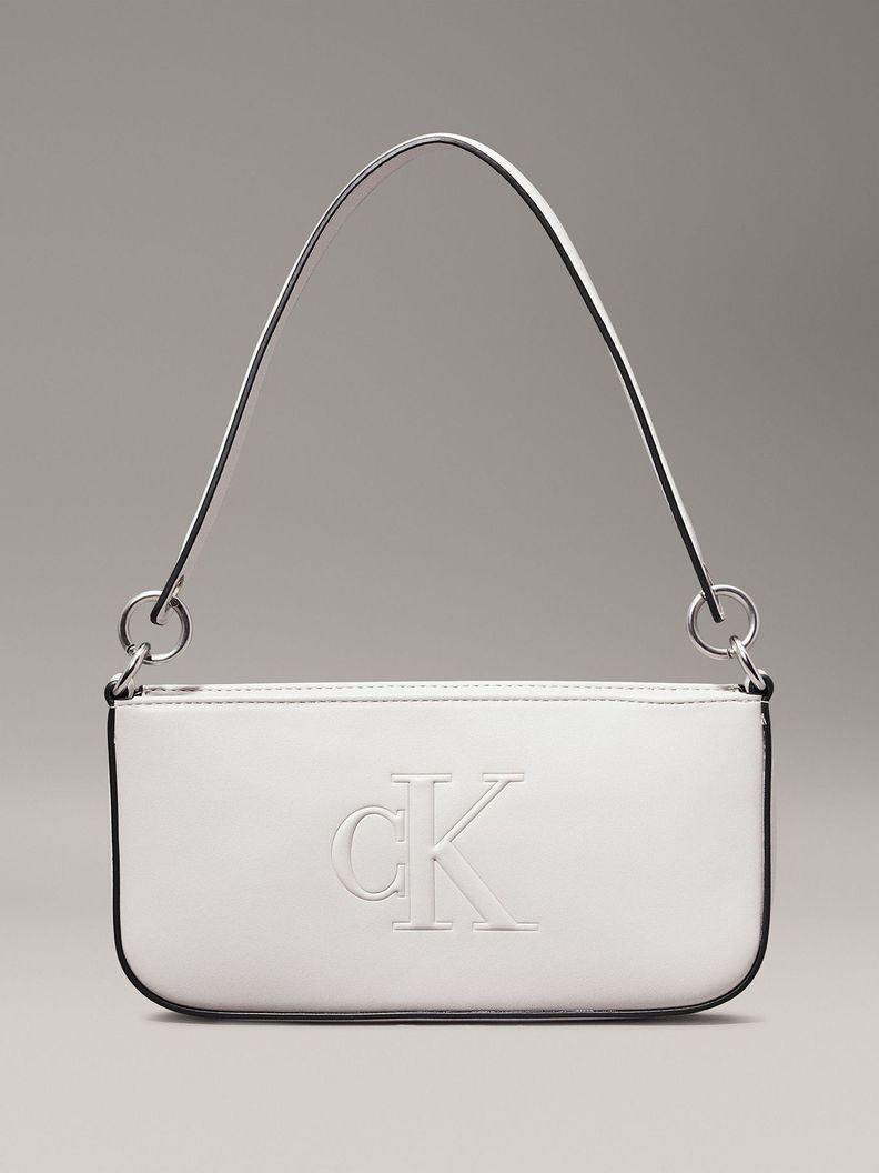 Cartera Sculpted Pouch Blanco Calvin Klein-0