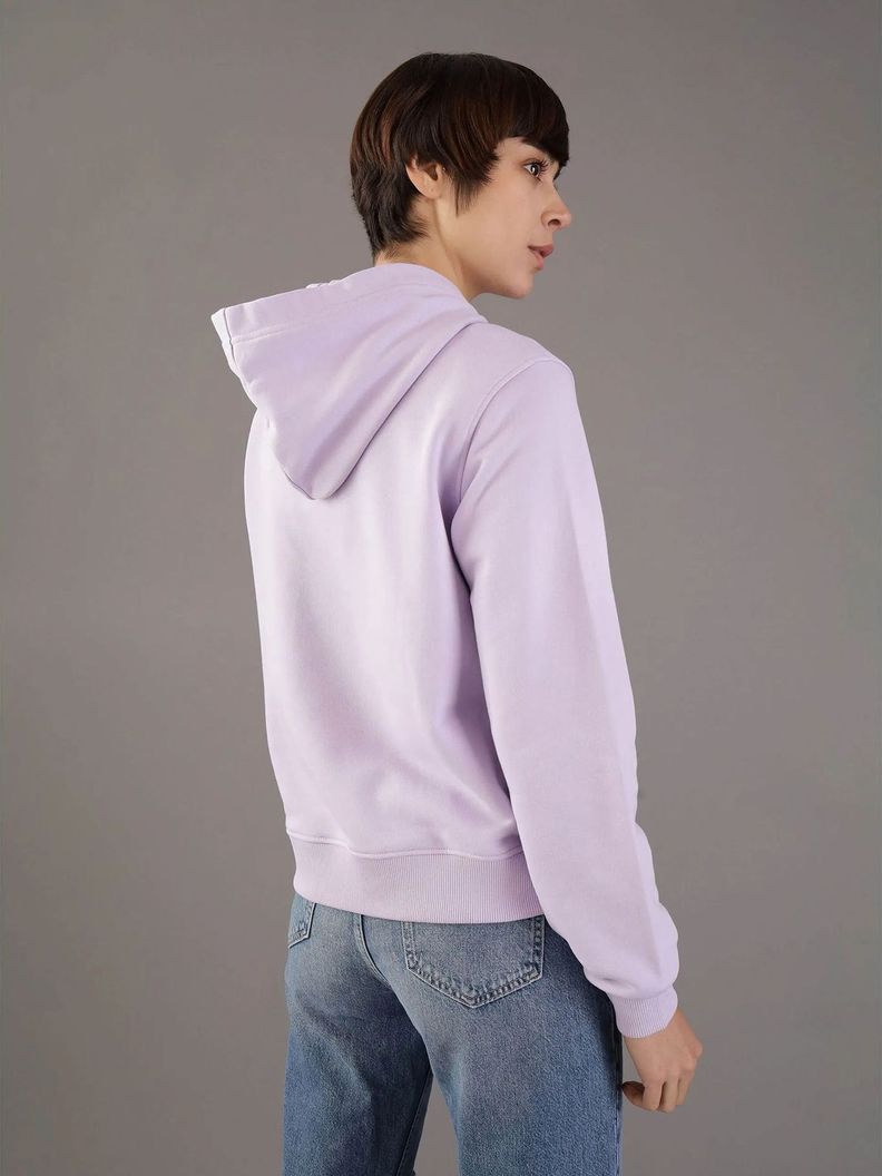 Polerón con Gorro Ck Embro Badge Morado Calvin Klein-2