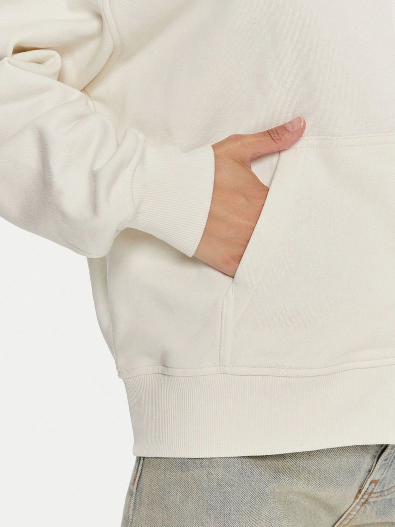Polerón Diffused Ck Zip Blanco Calvin Klein-4