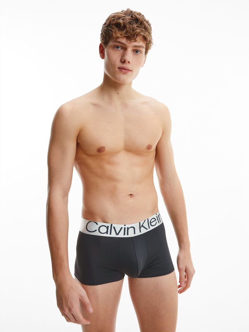 Pack 3 Boxers Cortos - Steel Micro Negro Calvin Klein-1