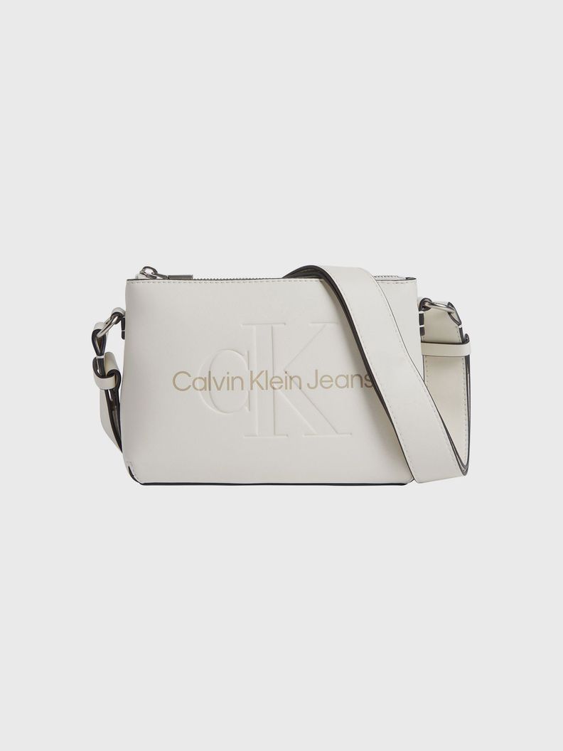 Bandolera Sculpted Blanco Calvin Klein-0