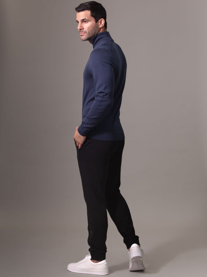 Sweater Merino Rws Quarter Zip Azul Calvin Klein-2