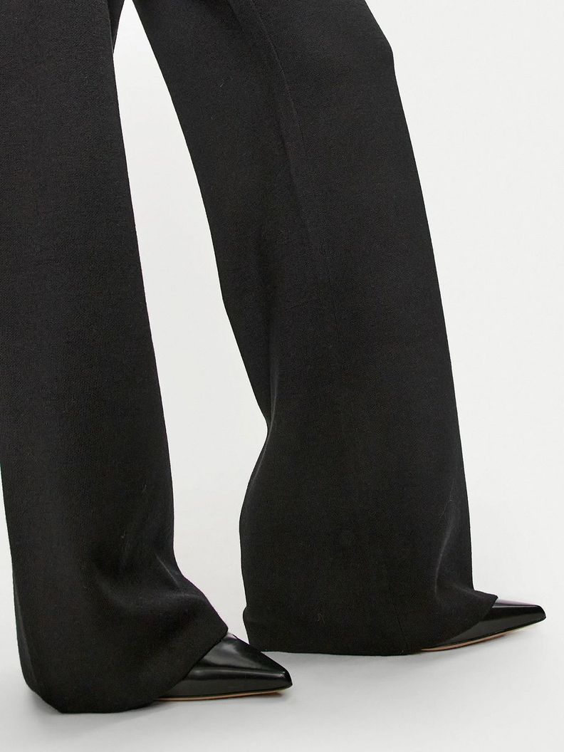 Pantalones Wool Blend Negro Calvin Klein-3