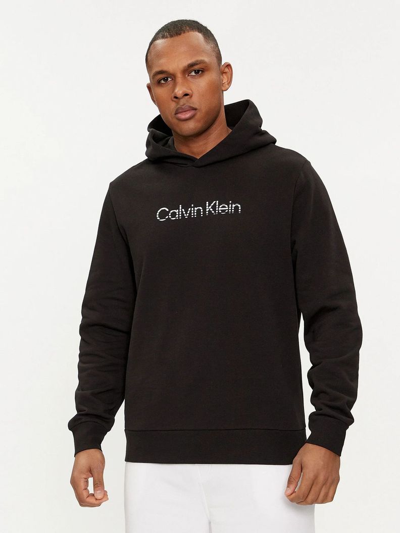 Polerón con Gorro Degrade Logo Negro Calvin Klein-0