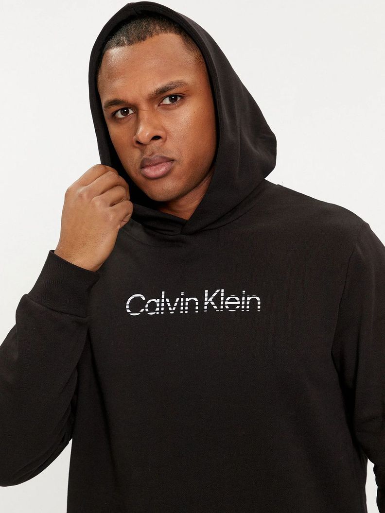 Polerón con Gorro Degrade Logo Negro Calvin Klein-3