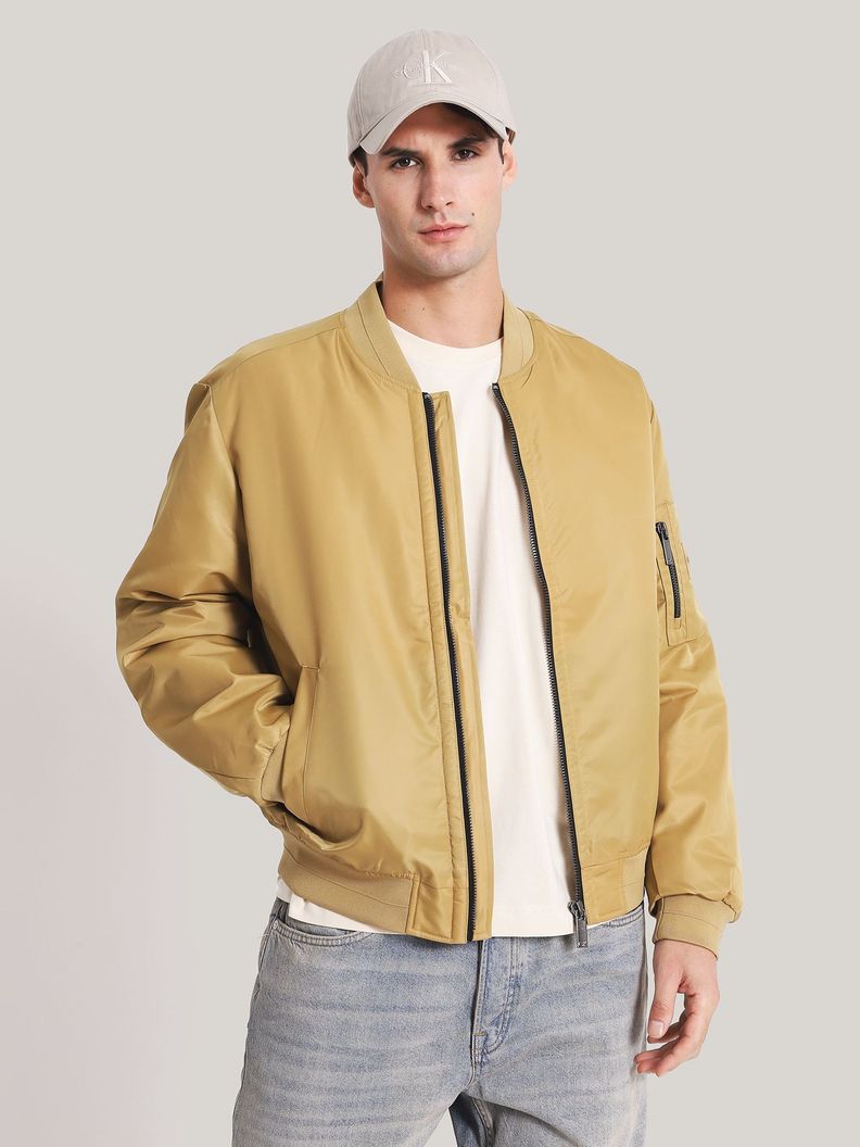 Chaqueta Recycled Sateen Iconic Café Calvin Klein-0