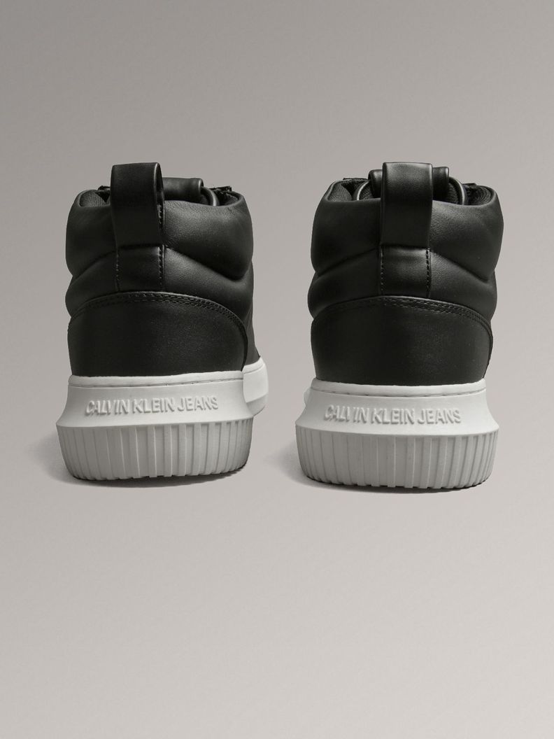 Zapatillas Chunky Cupsole Clean High Negro Calvin Klein-1