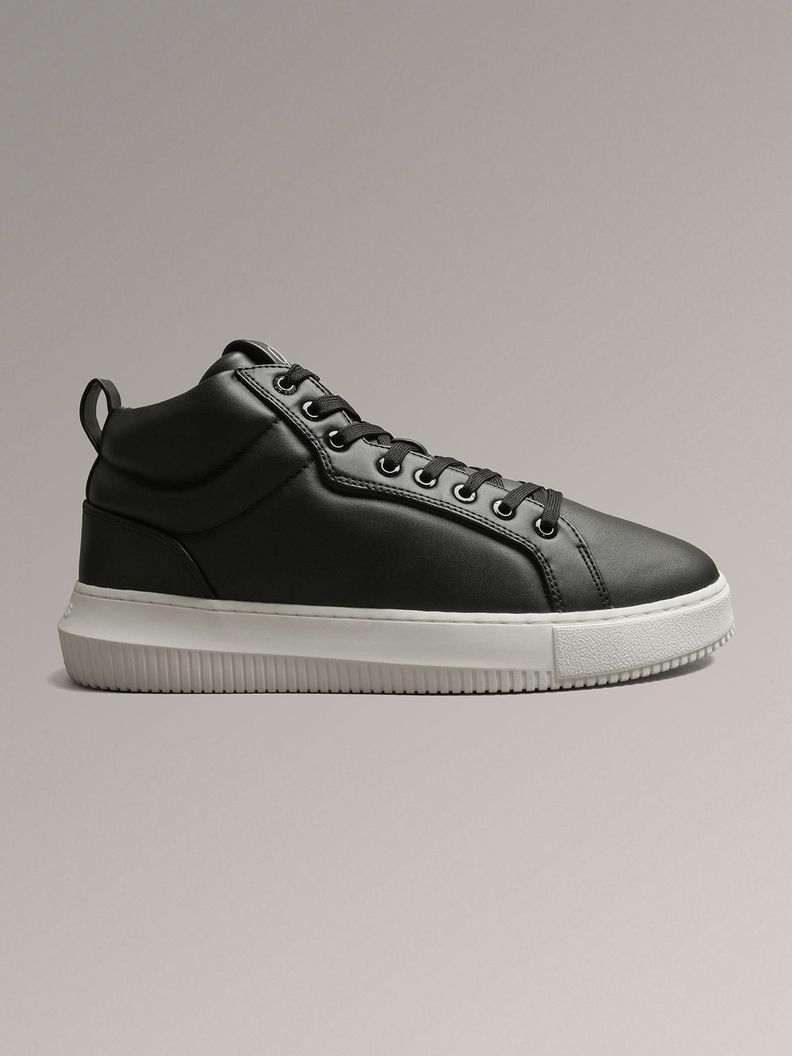 Zapatillas Chunky Cupsole Clean High Negro Calvin Klein-4