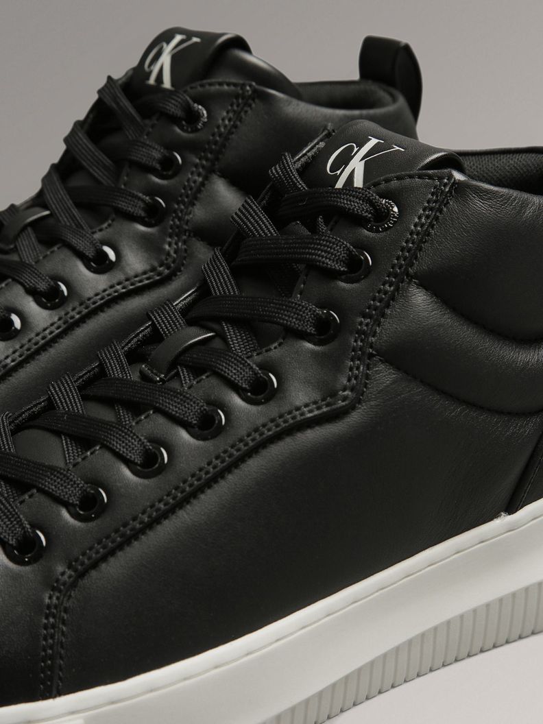 Zapatillas Chunky Cupsole Clean High Negro Calvin Klein-6