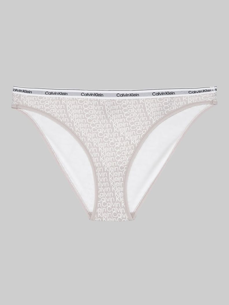 Calzón Bikini Modern Logo Beige Calvin Klein-2