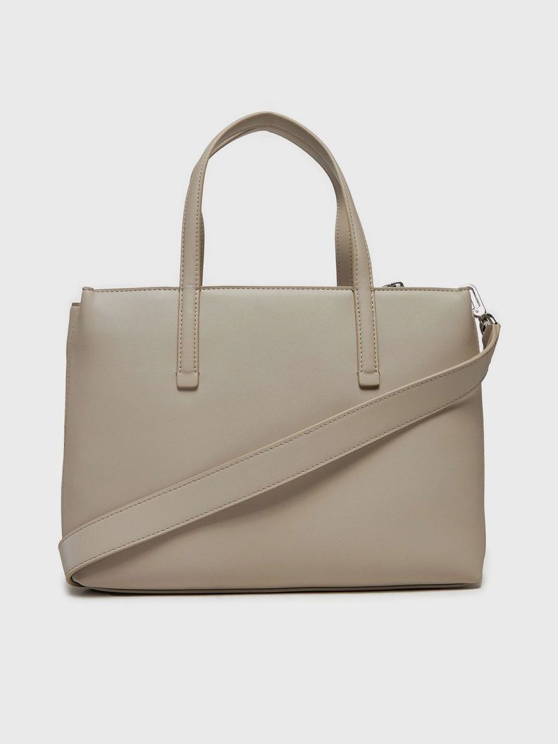 Cartera Tote Ck Must Beige Calvin Klein-1