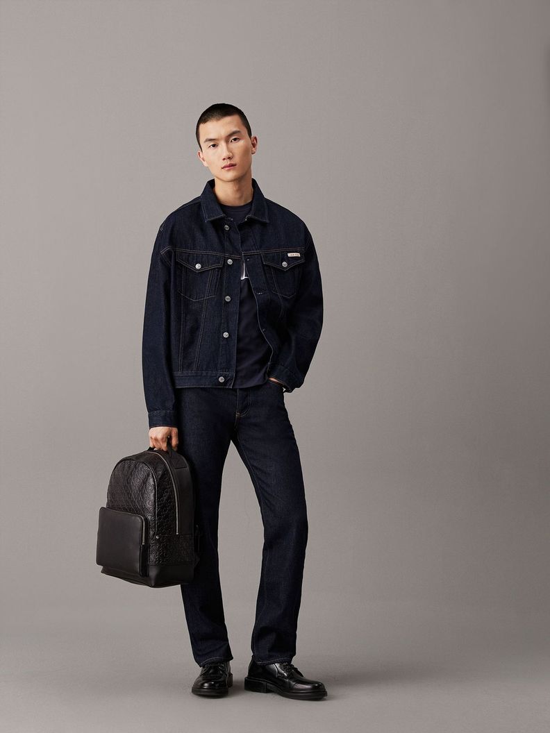 Mochilas Aop Center Negro Calvin Klein-1