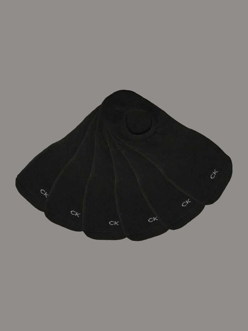 Pack 6 Calcetines Terry Cushion Logo Negro Calvin Klein-0