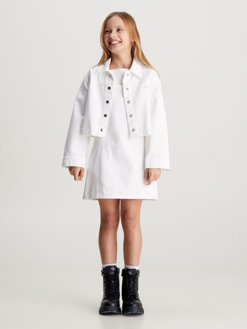 Chaqueta Niña White Button Blanco Calvin Klein-1