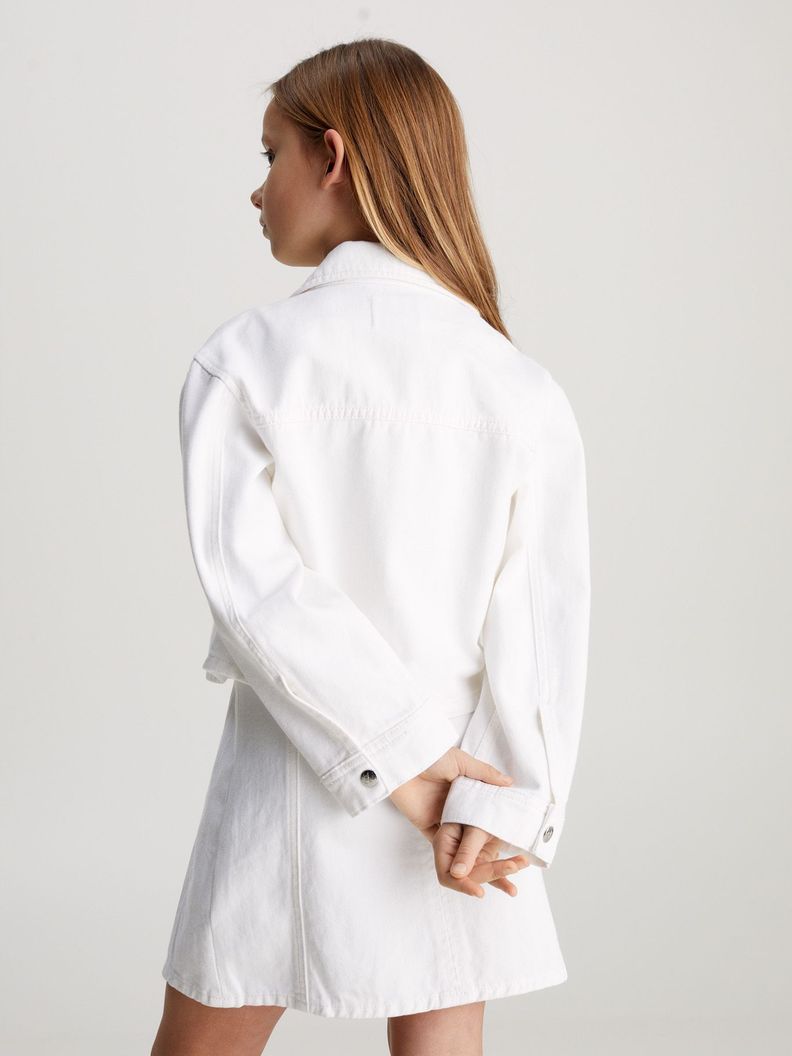 Chaqueta Niña White Button Blanco Calvin Klein-2