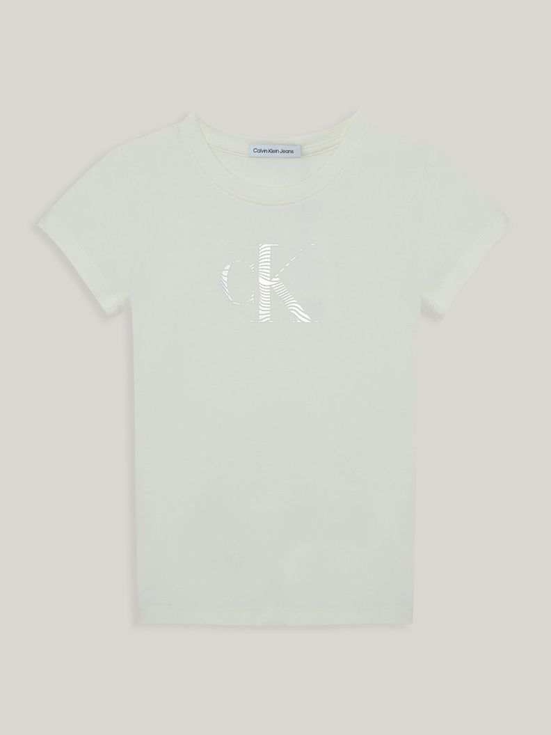 Polera Nina Iridescent Ck Slim Beige Calvin Klein 4