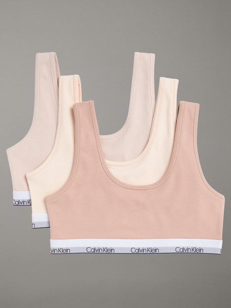 Pack 3 Bralett Modern para Nina Multicolor Calvin Klein