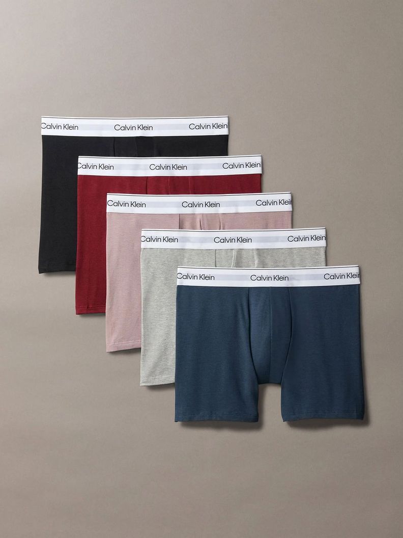 Pack 5 Bóxers Cotton Holiday Multicolor Calvin Klein-0