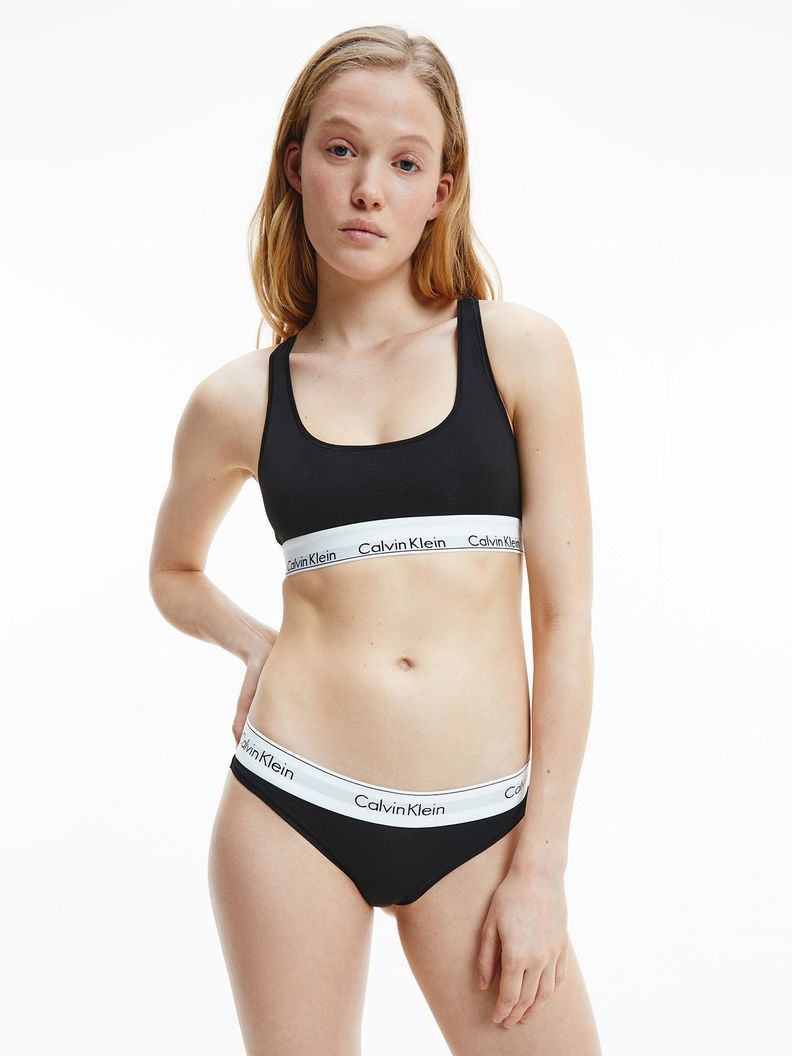 Bralette Modern Cotton Negro 001 Calvin Klein S