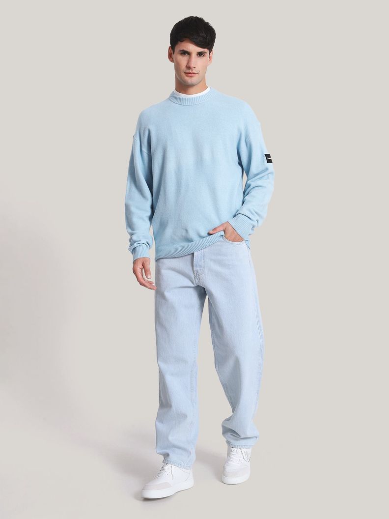 Sweater Lycra Blend Celeste Calvin Klein-1