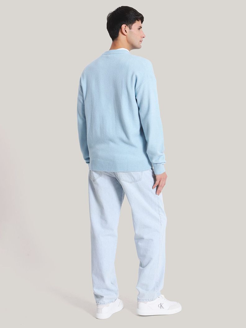 Sweater Lycra Blend Celeste Calvin Klein-2