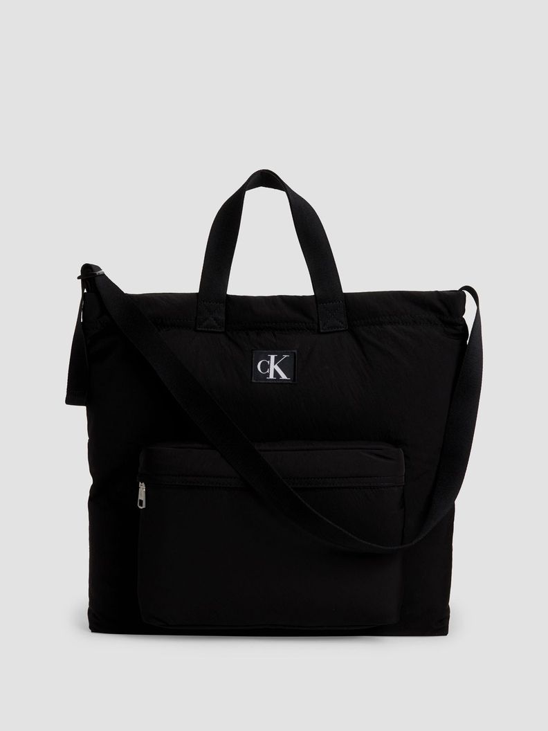 Cartera Tote City Nylon Flight Negro Calvin Klein-0