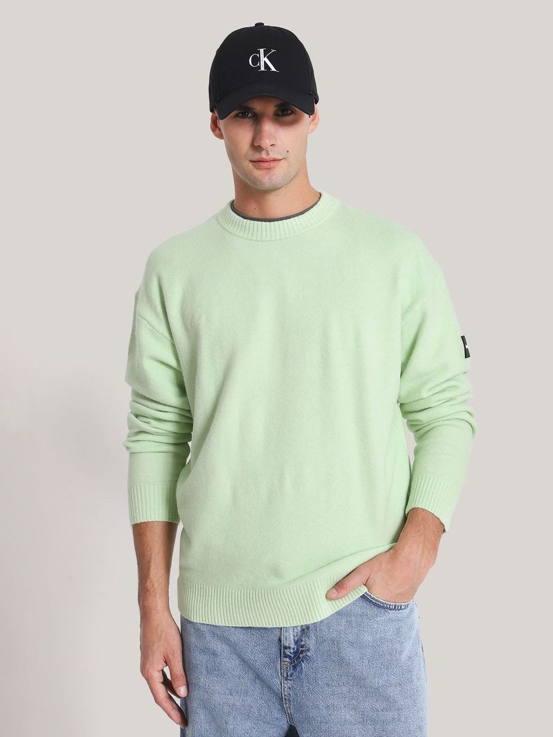 Sweater Lycra Blend Verde Calvin Klein-0