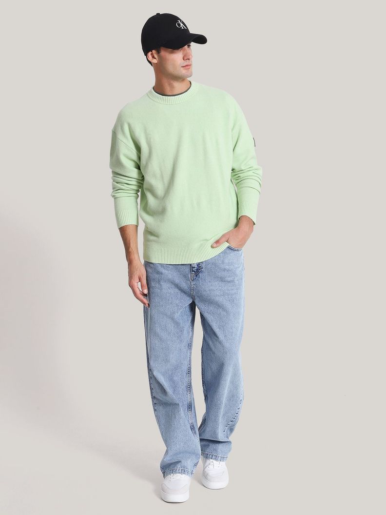 Sweater Lycra Blend Verde Calvin Klein-1
