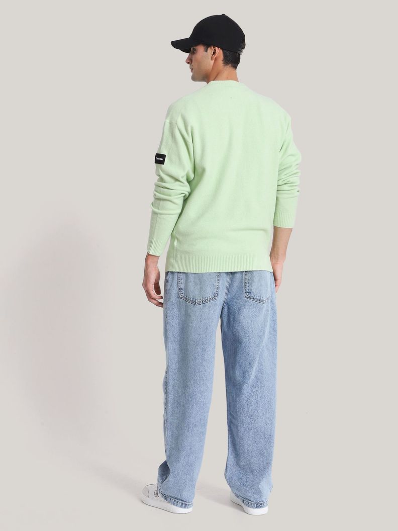 Sweater Lycra Blend Verde Calvin Klein-2