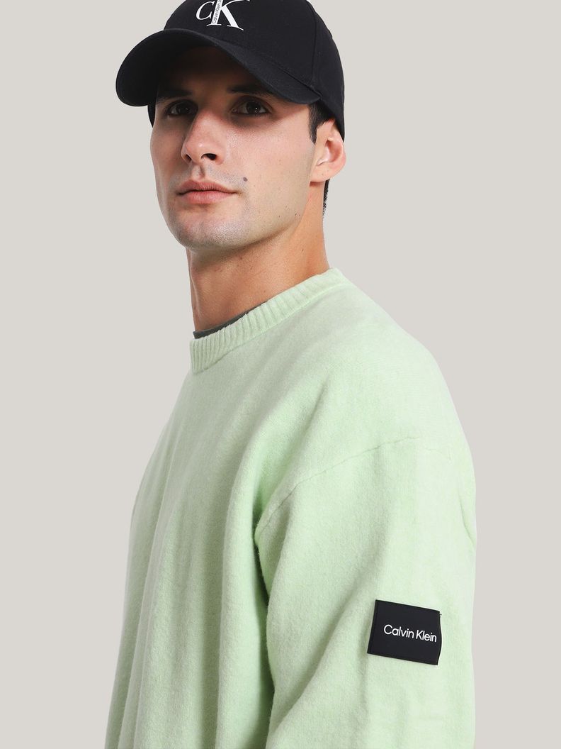 Sweater Lycra Blend Verde Calvin Klein-3