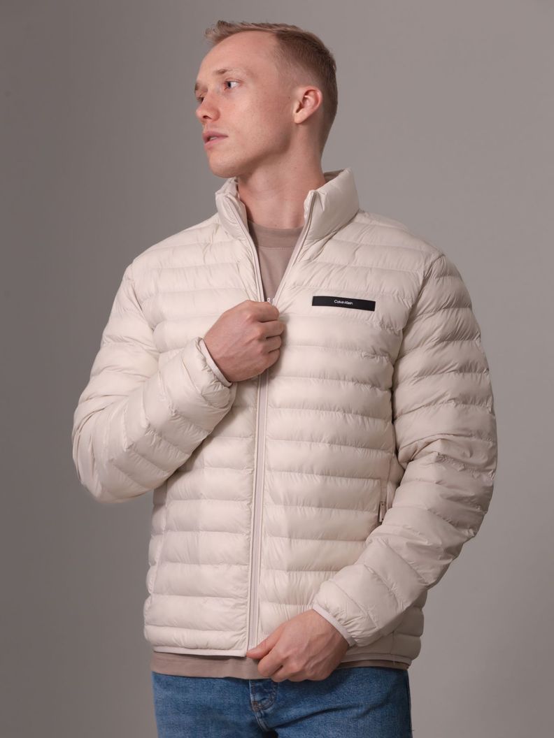 Parka Quilt Crema Calvin Klein-0