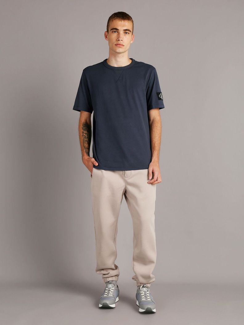 Jogger Logo Tape Beige Calvin Klein-1