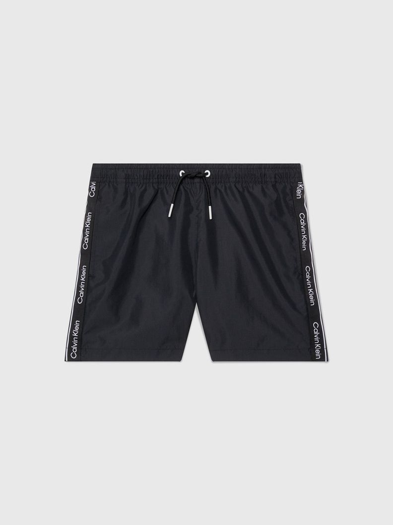 Traje de Baño Niño Logo Tape Negro Calvin Klein-0