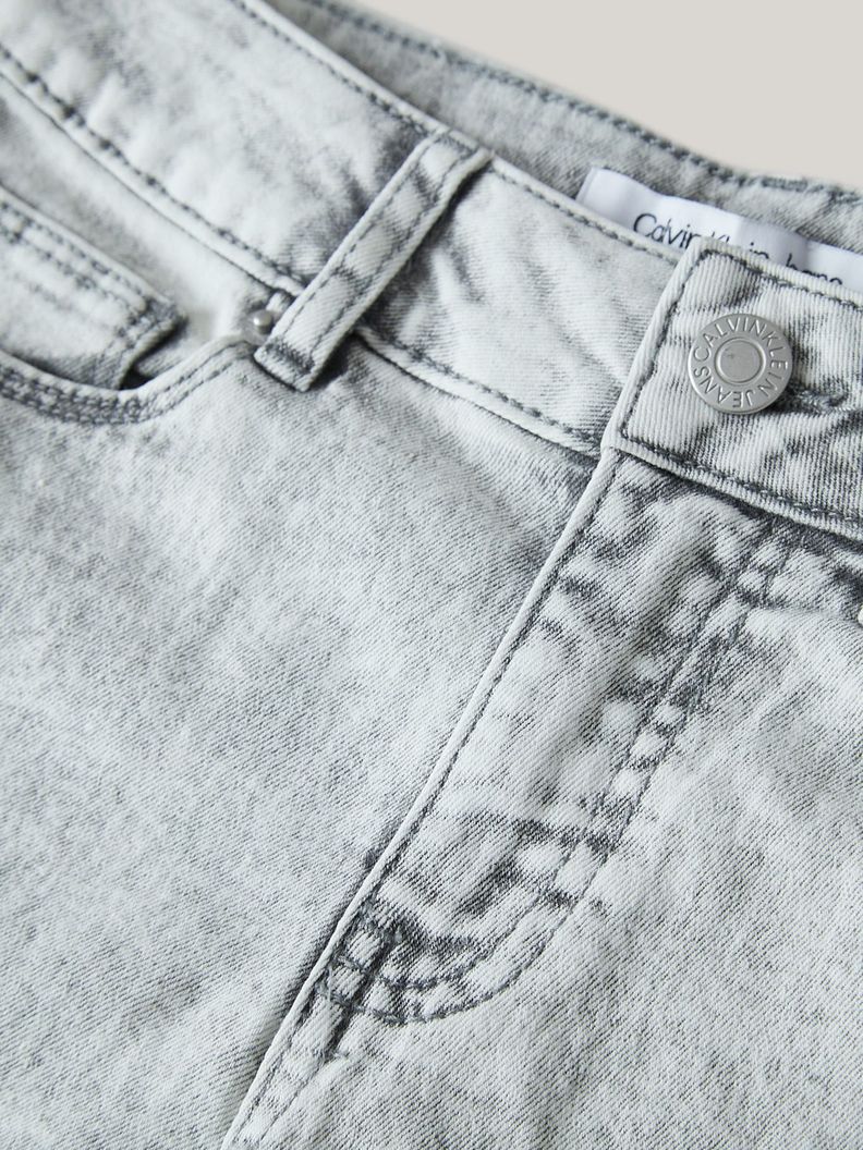 Short Denim Niña Cuffed Gris Calvin Klein-2