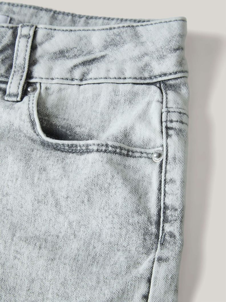 Short Denim Niña Cuffed Gris Calvin Klein-3