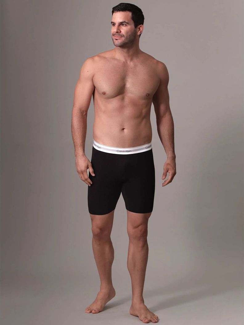 Pack 3 Bóxer Brief Long Air Negro Calvin Klein-2