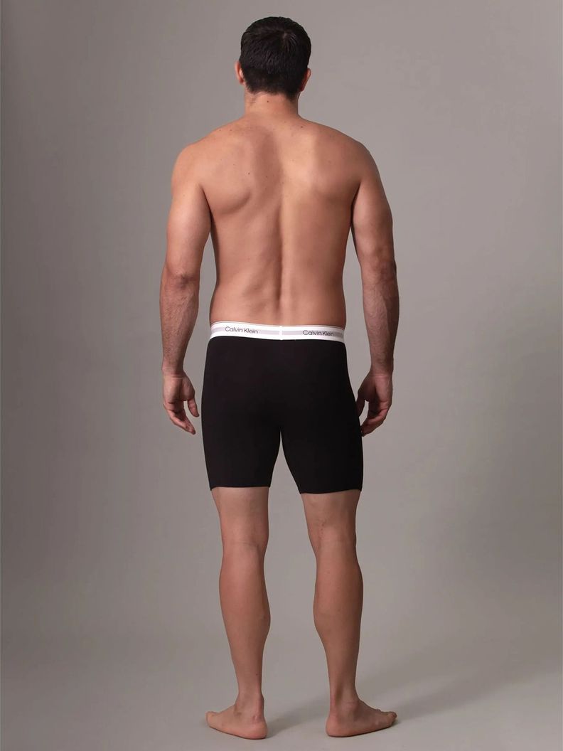 Pack 3 Bóxer Brief Long Air Negro Calvin Klein-3